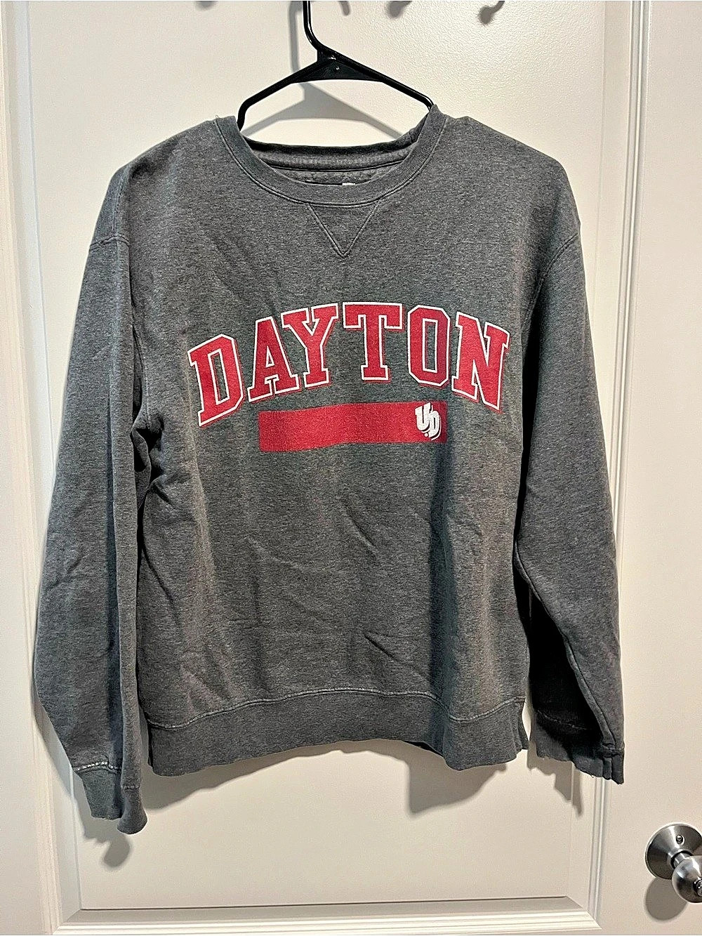 Gear for Sports University of Dayton Big Cotton Crewneck Sweatshirt Big Cotton